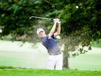 web z20160831 0558 UNDER16 2016 (2)  Wednesday, august 31, 2016 - Golf Club Le Betulle, BIELLA (Italy):  Ludvig Eriksson (SWE) plays his third shot from a green bunker on No. 6 during the secound round of the 10th Reply Italian International Under 16 Championship ‘Teodoro Soldati Trophy’ - Copyright © 2016 Roberto Caucino